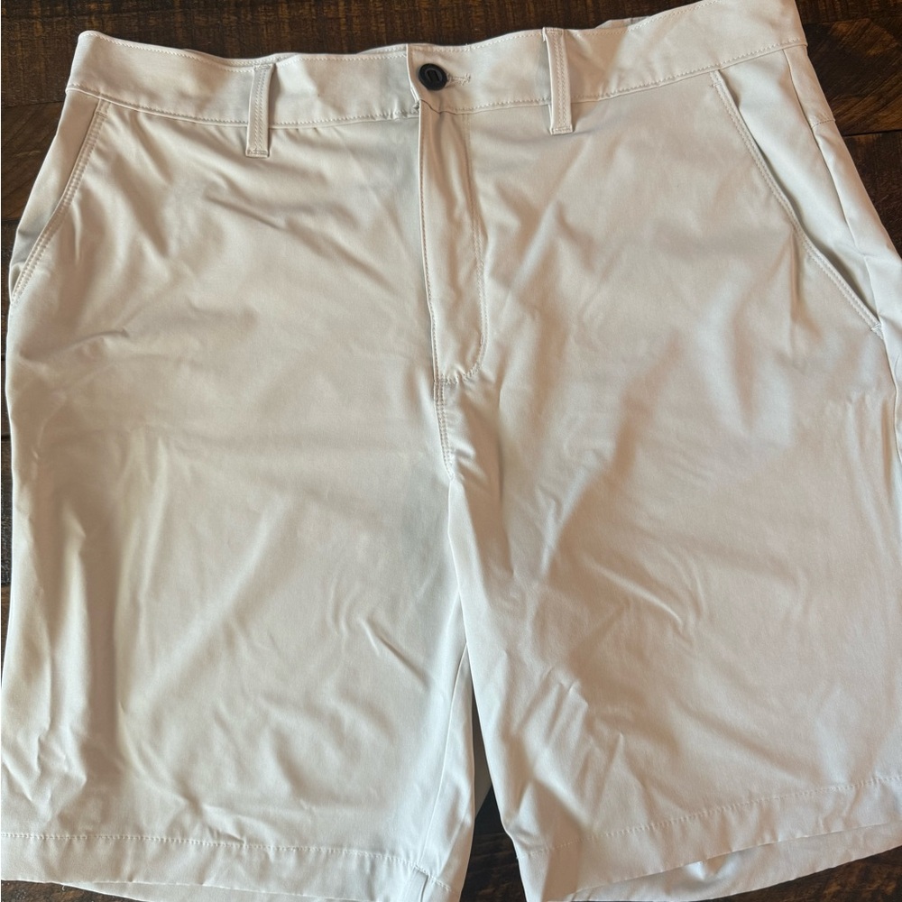 Cabela's Tan Flat Front Shorts Lightweight Casual Wear
